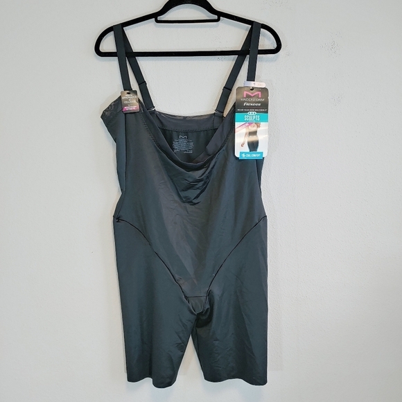 Maidenform Body Shaper Open Bust Wear-Your-Own-Bra Firm Control Shapewear Sz 2XL - Picture 1 of 10